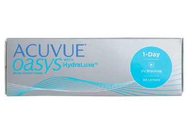  Acuvue 1-Day Oasys (30 линз) Контактные линзы Acuvue® Oasys 1-Day с технологией HydraLuxe® способствуют предотвращению сухости и усталости глаз даже при длительной работе за компьютером.