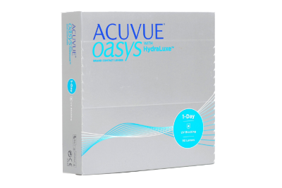 Acuvue 1-Day Oasys (90 линз) Контактные линзы Acuvue® Oasys 1-Day с технологией HydraLuxe® способствуют предотвращению сухости и усталости глаз даже при длительной работе за компьютером.
