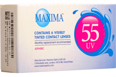 Maxima 55UV Мягкие контактные линзы ежемесячной замены.Упаковка 6шт.