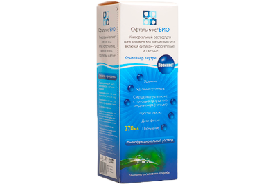 Ophthalmix Bio 270ml Универсальный раствор 5-го поколения для всех типов контактных линз.