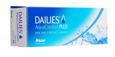 Dailies Aqua Comfort Plus Однодневные мягкие контактные линзы Dailies Aqua Comfort Plus компании Ciba Vision.Упаковка 30шт.