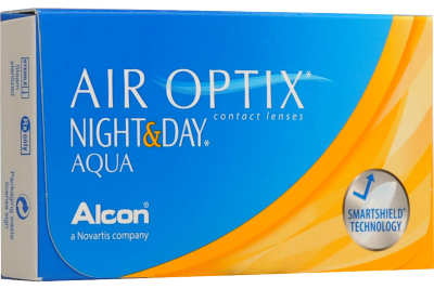 Air Optix Night&amp;Day ( Focus Night&amp;Day ) Мягкие контактные линзы продленного ношения Air Optix Night&Day (до 30 дней).Упаковка 3 шт.